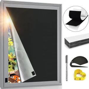 Blackout Portable Travel Window Shades Self-adhesive
