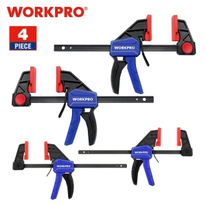 4 Piece Woodworking Bar Clamp Set